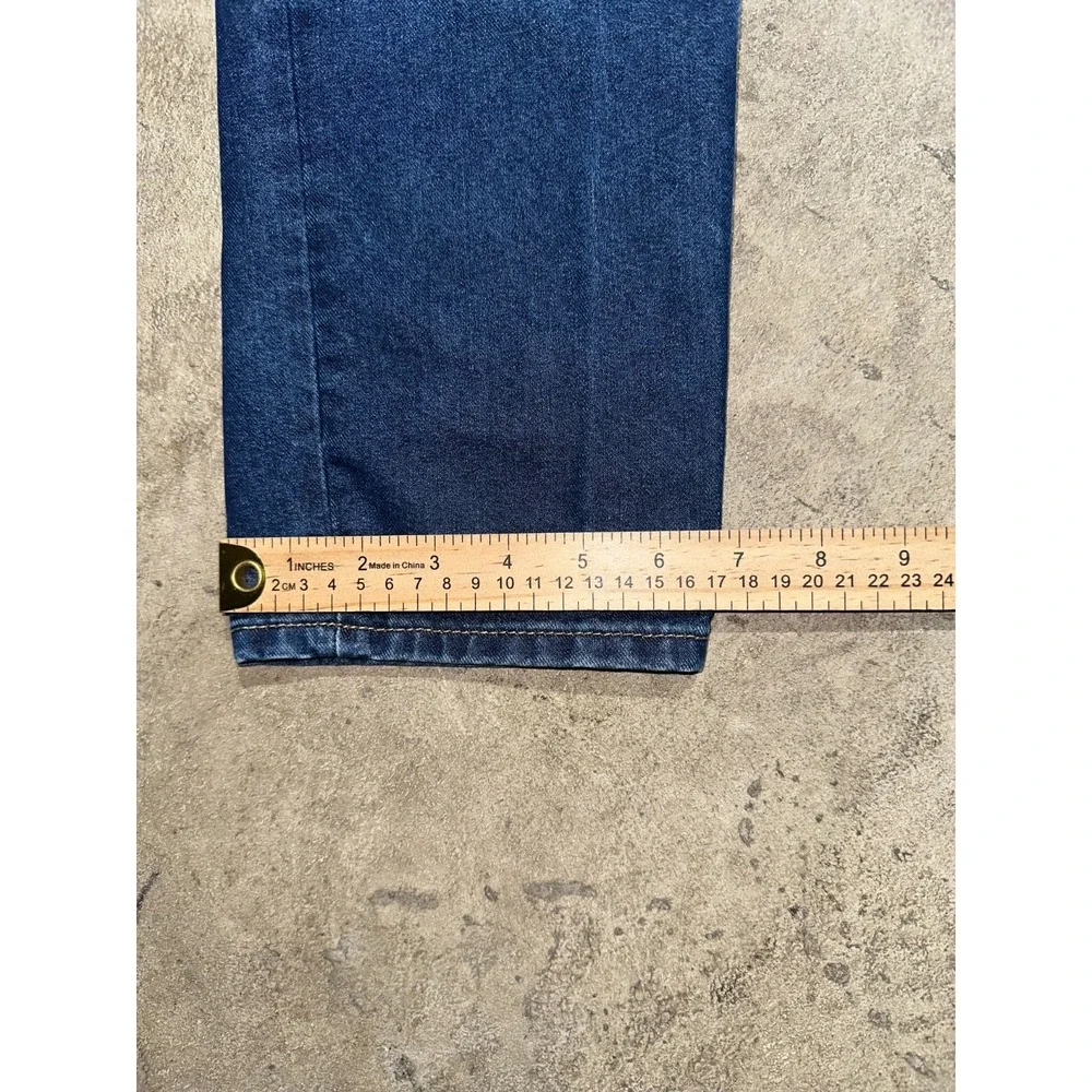 Old Navy Jeans Girls‎ Sz 10 Blue Denim High Rise Slouchy Straight Fit Stretch